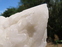 Natural Fairly Large Cascading White Quartz Clusters x 2 From Madagascar - TopRock