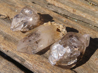 Natural Bright Smokey Brandberg Quartz Crystals x 35 From Brandberg, Namibia