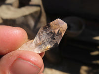 Natural Bright Smokey Brandberg Quartz Crystals x 35 From Brandberg, Namibia