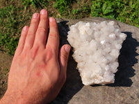 Natural White Madagascar Quartz Clusters x 3 From Madagascar - TopRock