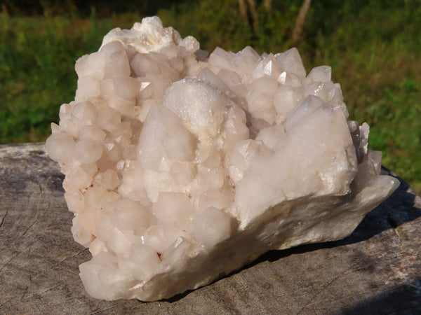 Natural White Madagascar Quartz Clusters x 3 From Madagascar - TopRock