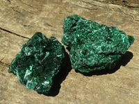 Natural Chatoyant Silky Malachite Specimens  x 6 From Kasompe, Congo - TopRock