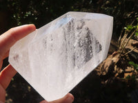 Polished Clear Quartz Crystal Points x 2 From Madagascar