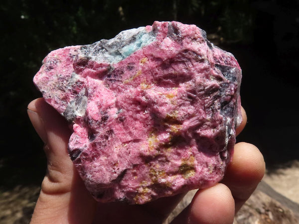 Natural Rough Red Rhodonite Cobbed Specimens  x 6 From Zimbabwe - TopRock