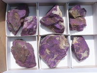 Natural Selected Rough Purpurite Specimens  x 8 From Erongo, Namibia - TopRock