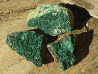 Natural Micro Botryoidal Crystalline Malachite Specimens  x 6 From Congo - Toprock Gemstones and Minerals 