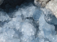 Natural Blue Celestite Geode Specimen  x 1 From Sakoany, Madagascar