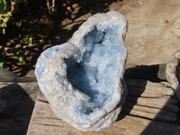 Natural Blue Celestite Geode Specimen  x 1 From Sakoany, Madagascar