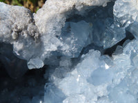 Natural Blue Celestite Geode Specimen  x 1 From Sakoany, Madagascar