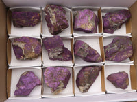 Natural Selected Rough Purpurite Specimens  x 12 From Namibia - TopRock