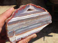 Polished River Agate Nodules  x 2 From Sashe River, Zimbabwe