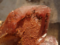 Natural Red Hematoid Quartz Clusters x 2 From Karoi, Zimbabwe