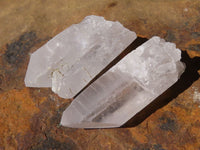 Natural Single Clear Quartz Crystals  x 2.2 Kg Lot From Zambia - Toprock Gemstones and Minerals 