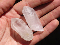 Natural Single Clear Quartz Crystals  x 2.2 Kg Lot From Zambia - Toprock Gemstones and Minerals 