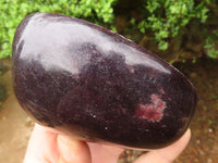 Polished Large Purple Lepidolite Free Forms  x 3 From Zimbabwe - TopRock