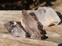 Natural Bright Smokey Brandberg Quartz Crystals x 35 From Brandberg, Namibia