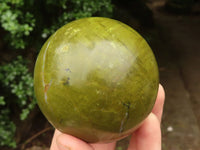 Polished Gorgeous Selection Of Green Opal Spheres  x 3 From Madagascar - TopRock