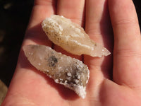 Natural Drusy Quartz Coated Calcite Crystals  x 35 From Alberts Mountain, Lesotho - Toprock Gemstones and Minerals 