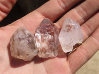 Natural Bright Smokey Brandberg Quartz Crystals x 35 From Brandberg, Namibia