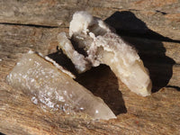 Natural Drusy Quartz Coated Calcite Crystals  x 35 From Alberts Mountain, Lesotho - Toprock Gemstones and Minerals 