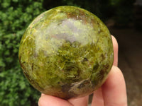 Polished Gorgeous Selection Of Green Opal Spheres  x 3 From Madagascar - TopRock