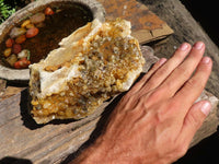 Natural Large Golden Limonite / Lemonite Quartz Cluster  x 1 From Zambia - Toprock Gemstones and Minerals 