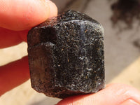 Natural Rough Alluvial Schorl Black Tourmaline Crystals x 2 Kg Lot From Zimbabwe