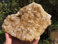 Natural Golden Limonite / Lemonite Quartz Clusters x 4 From Solwezi, Zambia - TopRock