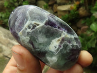 Polished Semi Translucent Watermelon Fluorite Free Forms  x 12 From Uis, Namibia - TopRock