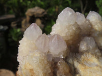 Natural White Spirit Cactus Quartz Clusters x 2 From Boekenhouthoek, South Africa - TopRock