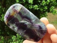 Polished Semi Translucent Watermelon Fluorite Free Forms  x 12 From Uis, Namibia - TopRock