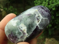 Polished Semi Translucent Watermelon Fluorite Free Forms  x 12 From Uis, Namibia - TopRock