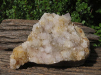 Natural White Spirit Cactus Quartz Clusters x 2 From Boekenhouthoek, South Africa - TopRock