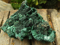 Natural Chatoyant Silky Malachite Specimens  x 6 From Kasompe, Congo - TopRock