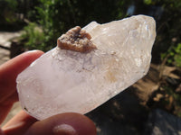 Natural Mixed Clear Amethyst & Smokey Brandberg Quartz Crystals x 12 From Brandberg, Namibia