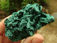 Natural Chatoyant Silky Malachite Specimens  x 6 From Kasompe, Congo - TopRock