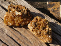 Natural Limonite Quartz Clusters x 6 From Solwezi, Zambia