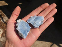 Natural New Sky Blue Calcite Specimens  x 35 From Spitzkop, Namibia