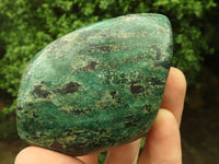 Polished Green Verdite With Corundum Free Forms  x 4 From Zimbabwe - TopRock