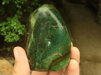 Polished Green Verdite With Corundum Free Forms  x 4 From Zimbabwe - TopRock