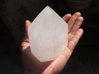 Polished Quartz Crystal Points x 2 From Zambia