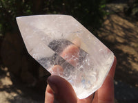 Polished Quartz Crystal Points x 2 From Zambia