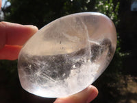 Polished Clear Rock Crystal Quartz Free Forms  x 7 From Madagascar