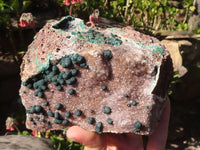 Natural Rare Ball Malachite On Drusy Quartz & Dolomite Matrix  x 1 From Kambove, Congo - Toprock Gemstones and Minerals 