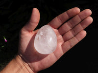 Polished Icy Quartz Crystal Eggs x 6 From Madagascar - TopRock