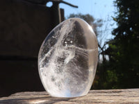 Polished Clear Rock Crystal Quartz Free Forms  x 7 From Madagascar