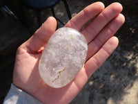 Polished Clear Rock Crystal Quartz Free Forms  x 7 From Madagascar