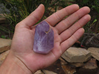 Polished Smokey Amethyst Window Quartz Crystals  x 12 From Madagascar - TopRock