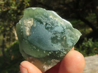 Polished Small Green Mtorolite Emerald Chrome Chrysoprase Plates x 35 From Mutorashanga, Zimbabwe - TopRock