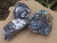 Natural Silver Lead Galena Specimens  x 14 From Kaokoveld, Namibia - TopRock